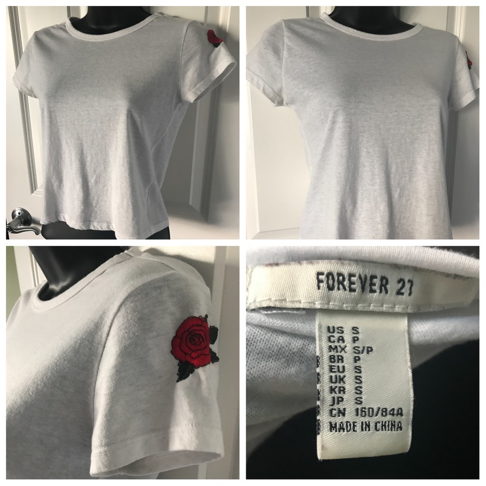 Forever 21 white tee